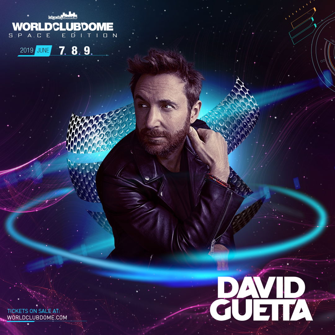 World Club Dome 2019 - Space Edition Line Up David Guetta