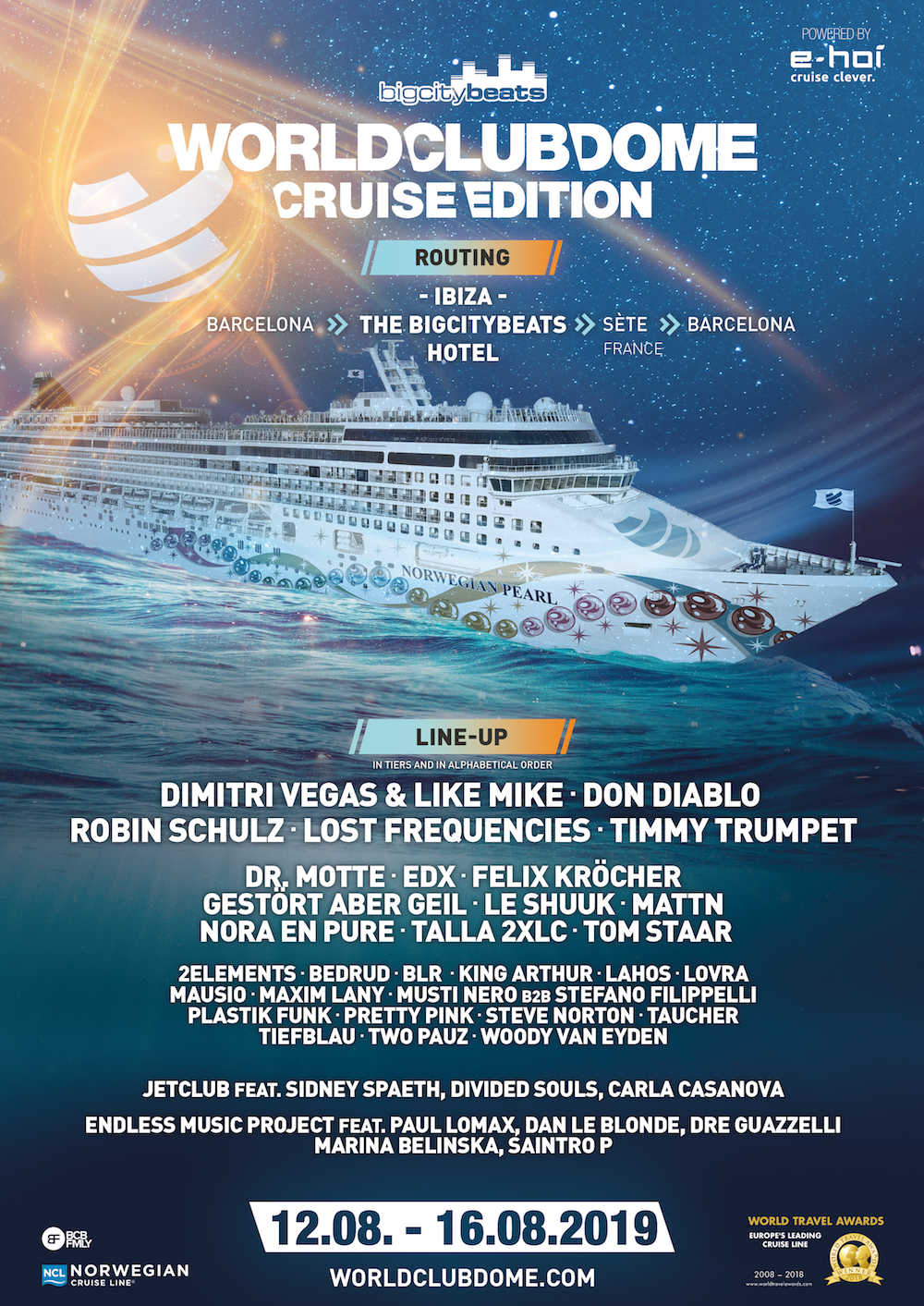 World Club Cruise - Line Up