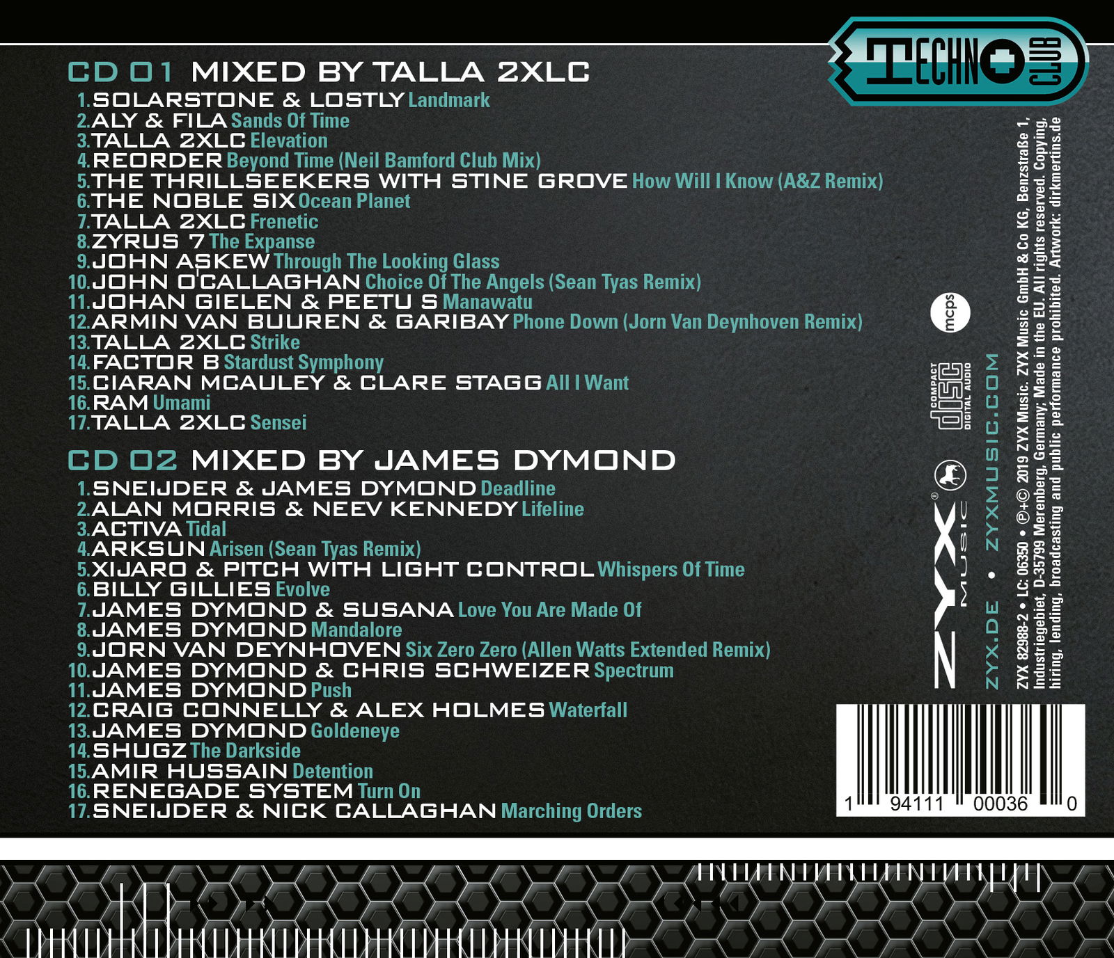 Techno Club Vol. 57 Tracklist