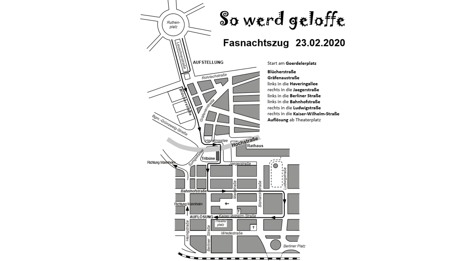 Zugplan Ludwigshafen 2020