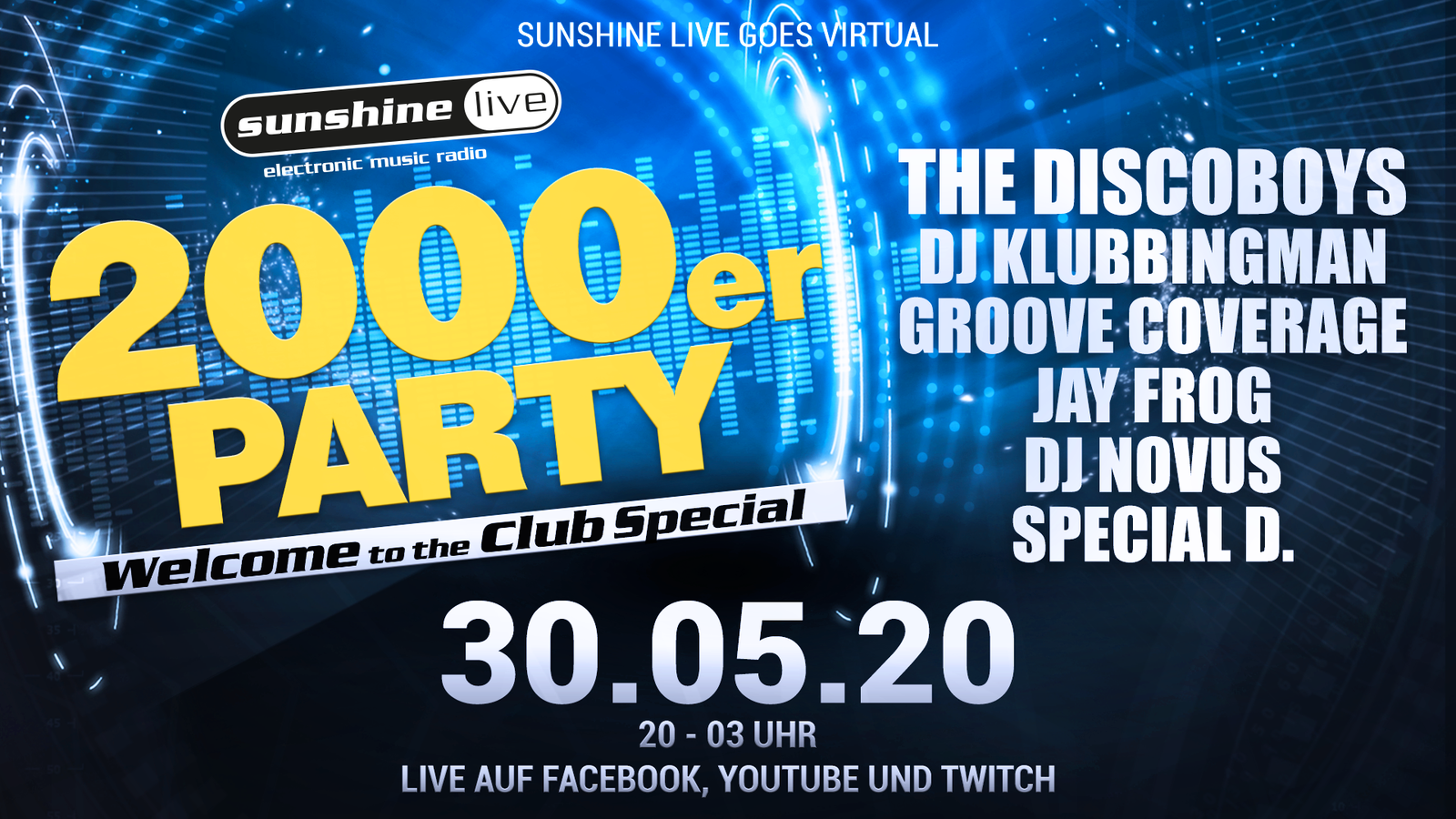 sunshine live goes virtual - die 2000er 