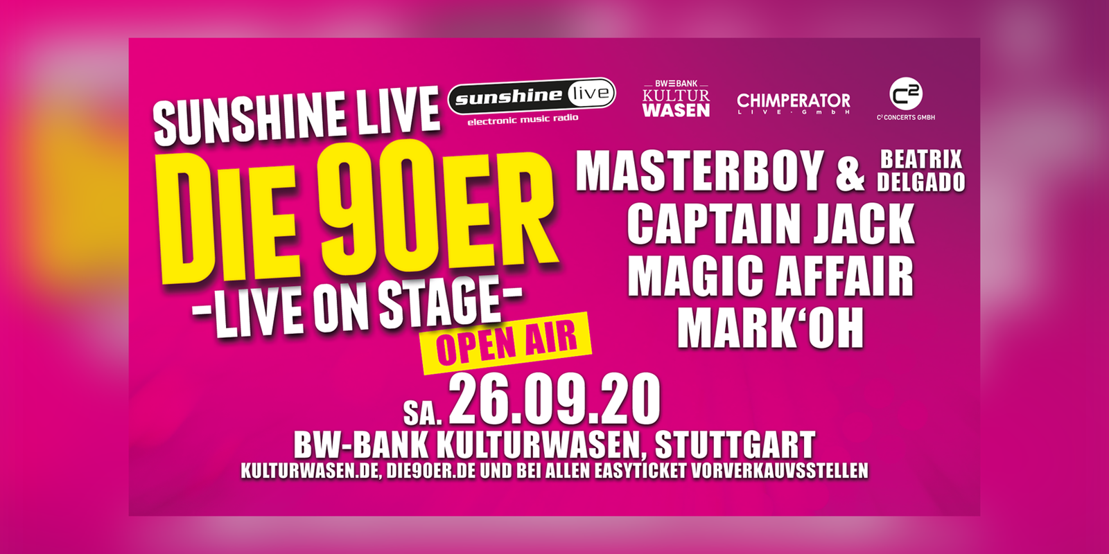Die 90er live - Open Air 