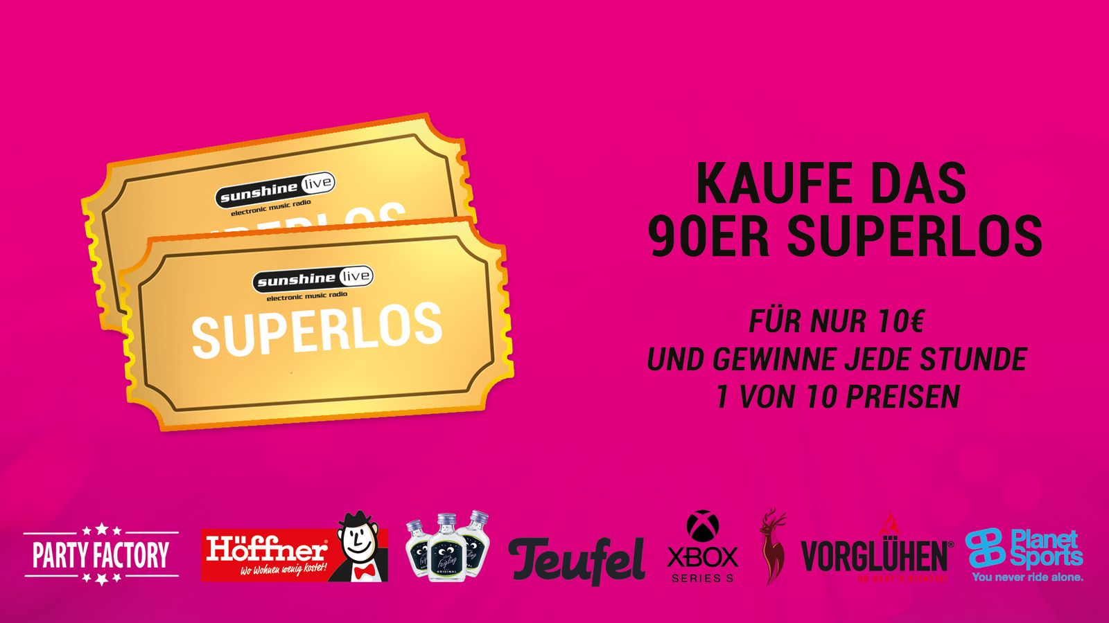 Superlos 90er Live on Stage