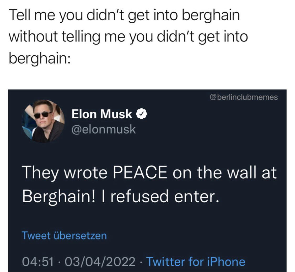 Foto: Berlin Club Memes