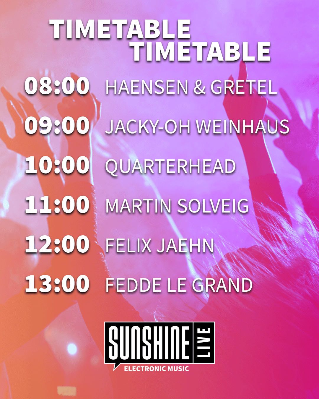 Timetable