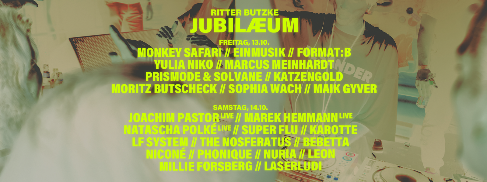 Butzke Jubiläum Line Up