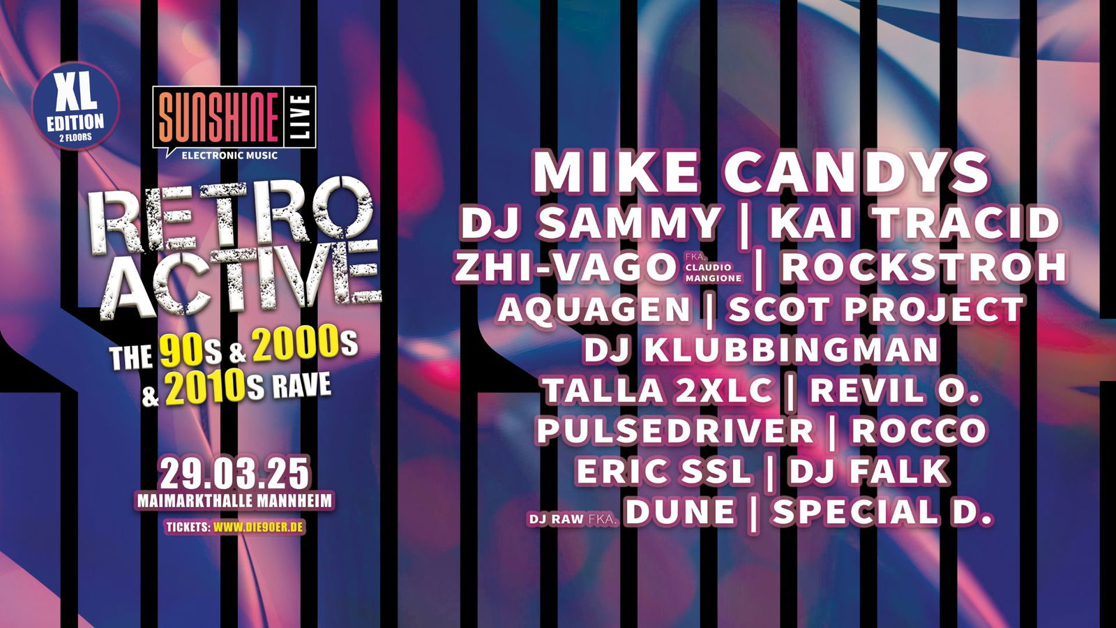 RETRO ACTIVE Line-up