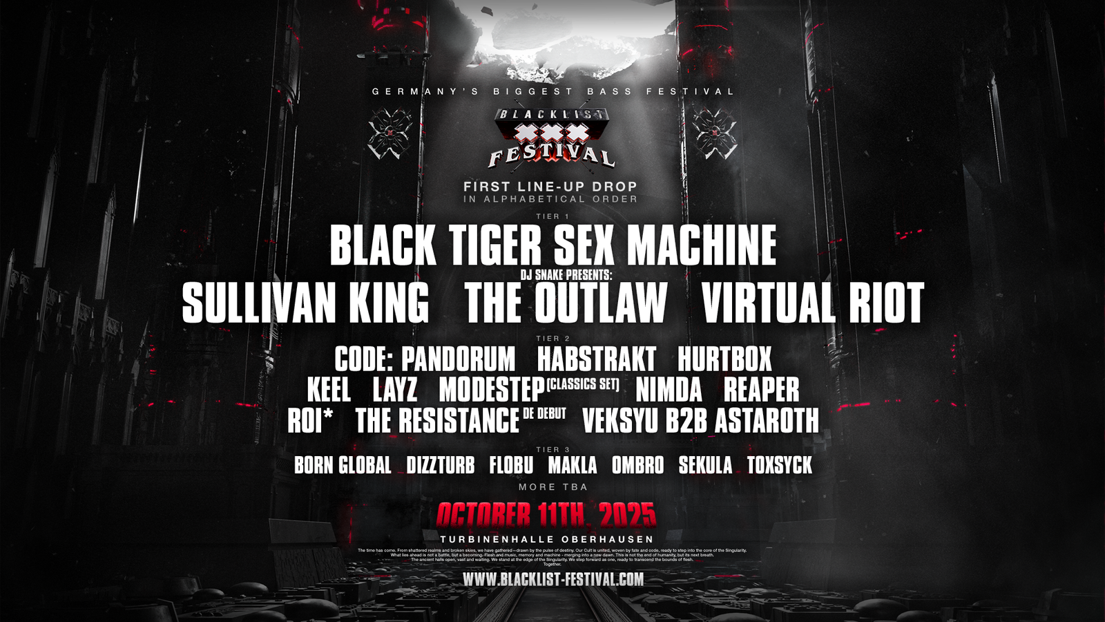 Blacklist Festival LineUp 2025
