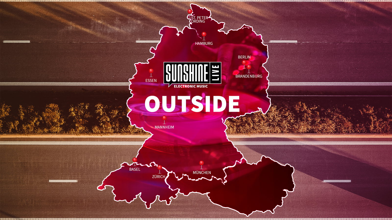 Outside