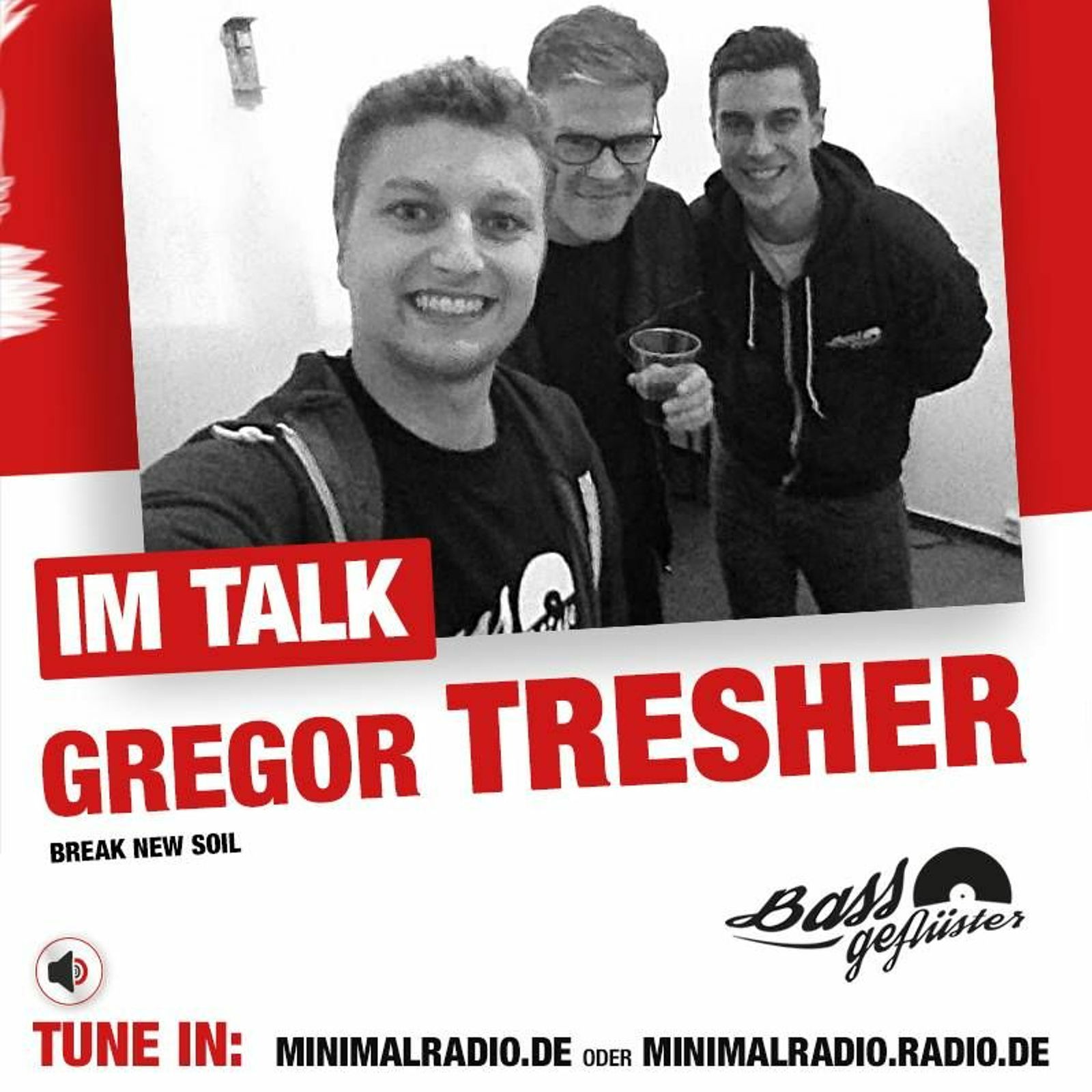 Gregor Tresher (Break New Soil) beim Bassgeflüster